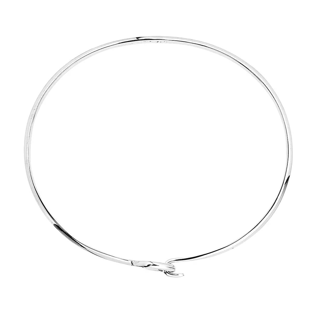 A Najo Oh Honey Bangle Silver 60mm