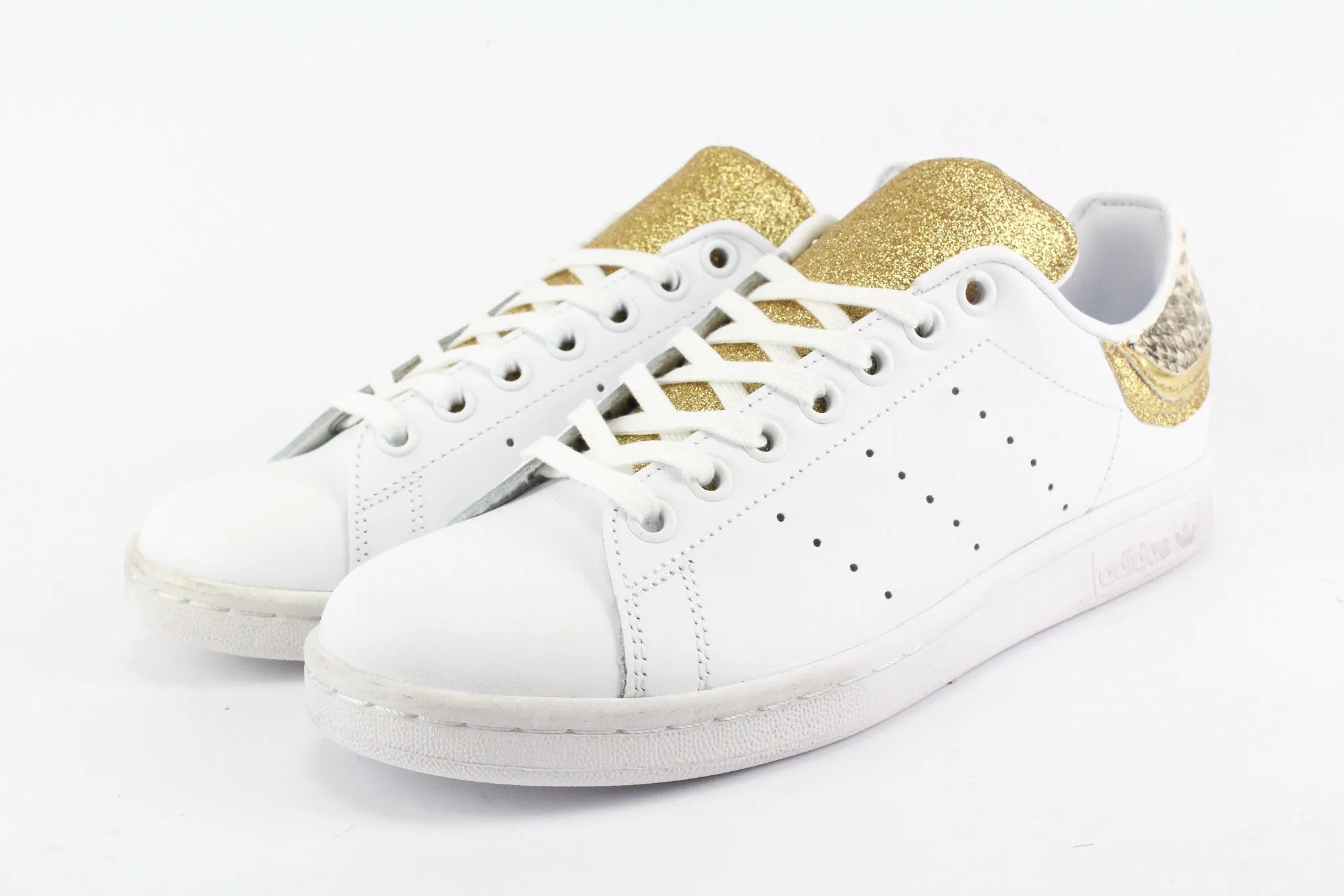 Adidas Stan Smith Pitone Glitter & Pelle Laminata