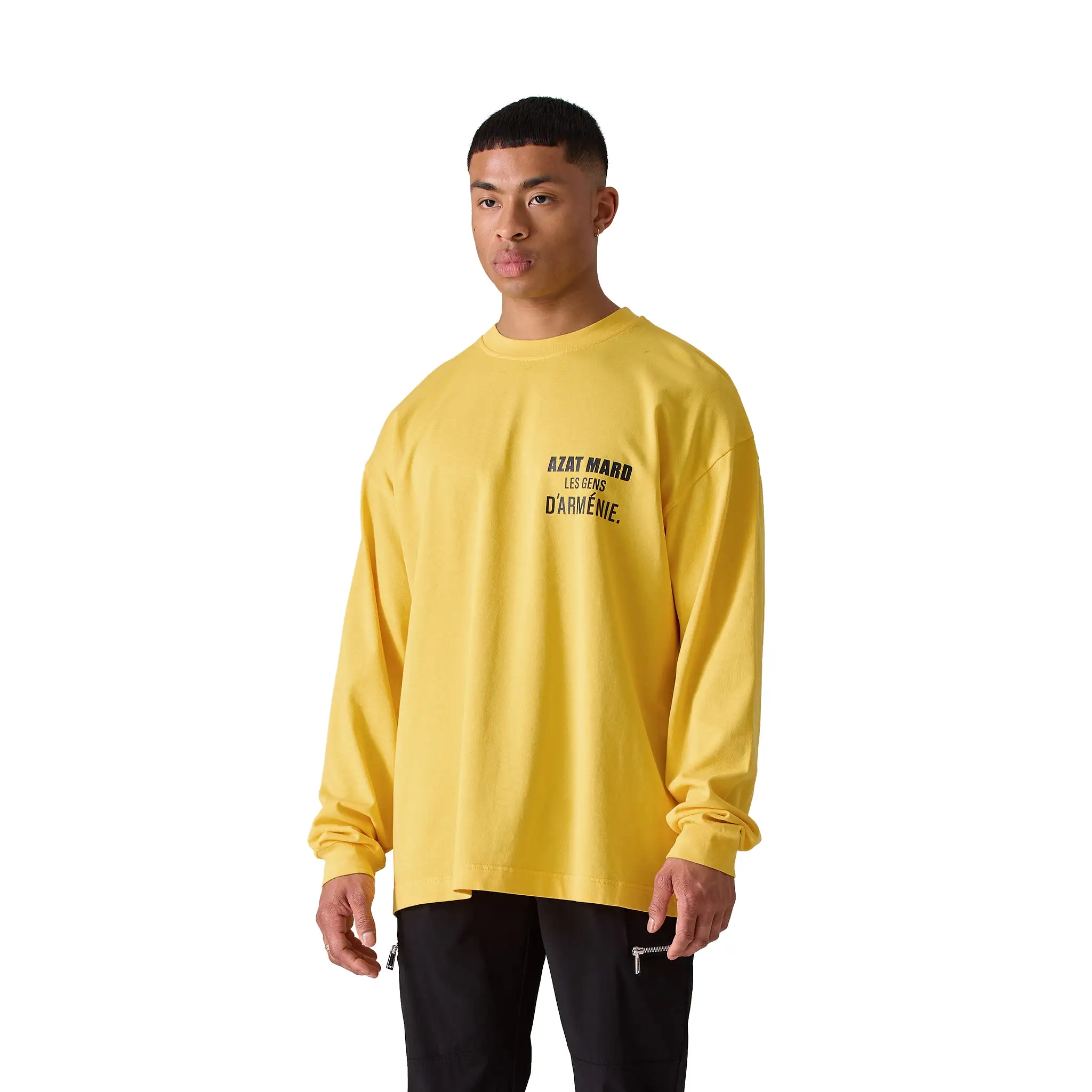 Azat Mard Les Gens L/S T Shirt Yellow