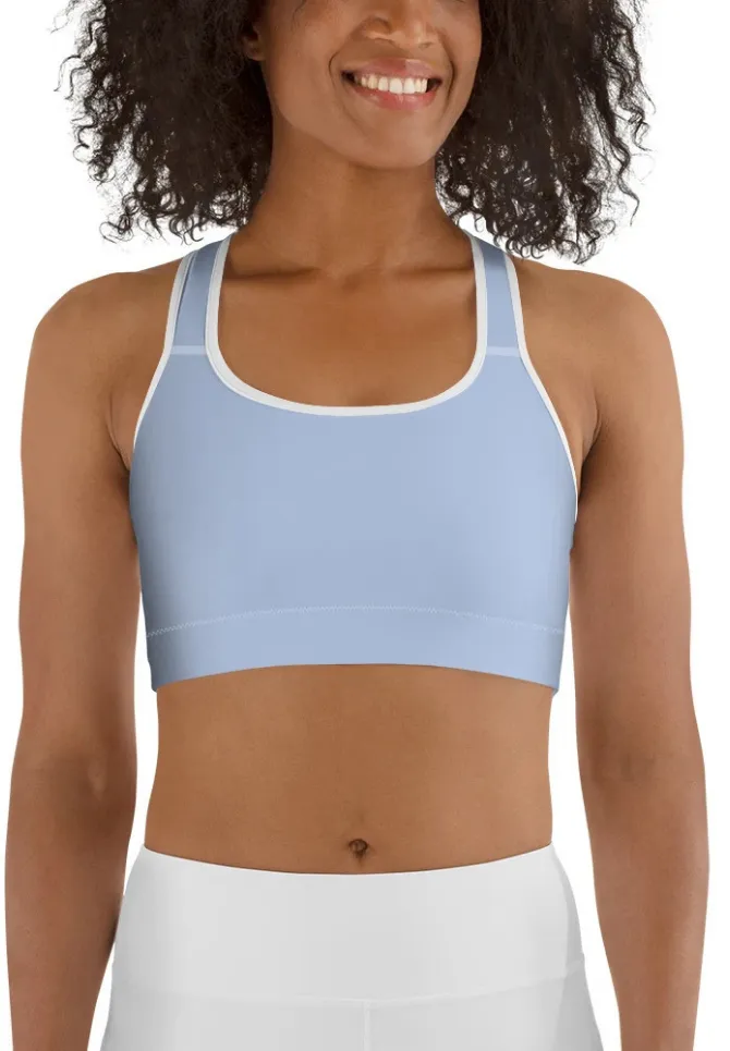 Baby Blue Sports Bra