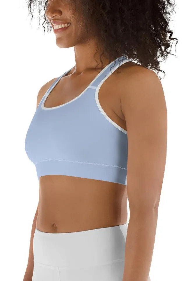 Baby Blue Sports Bra