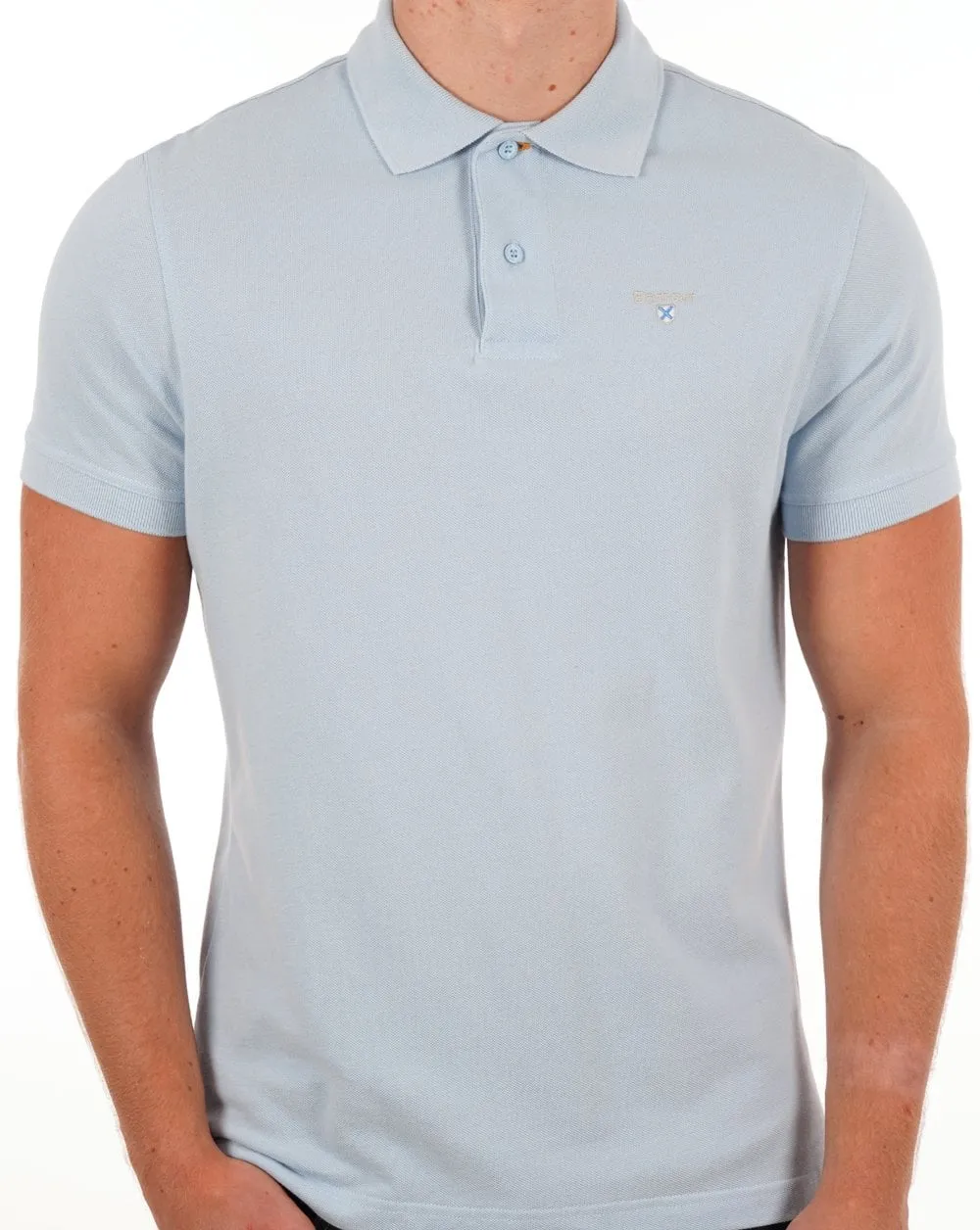 Barbour Sports Polo Sky Blue