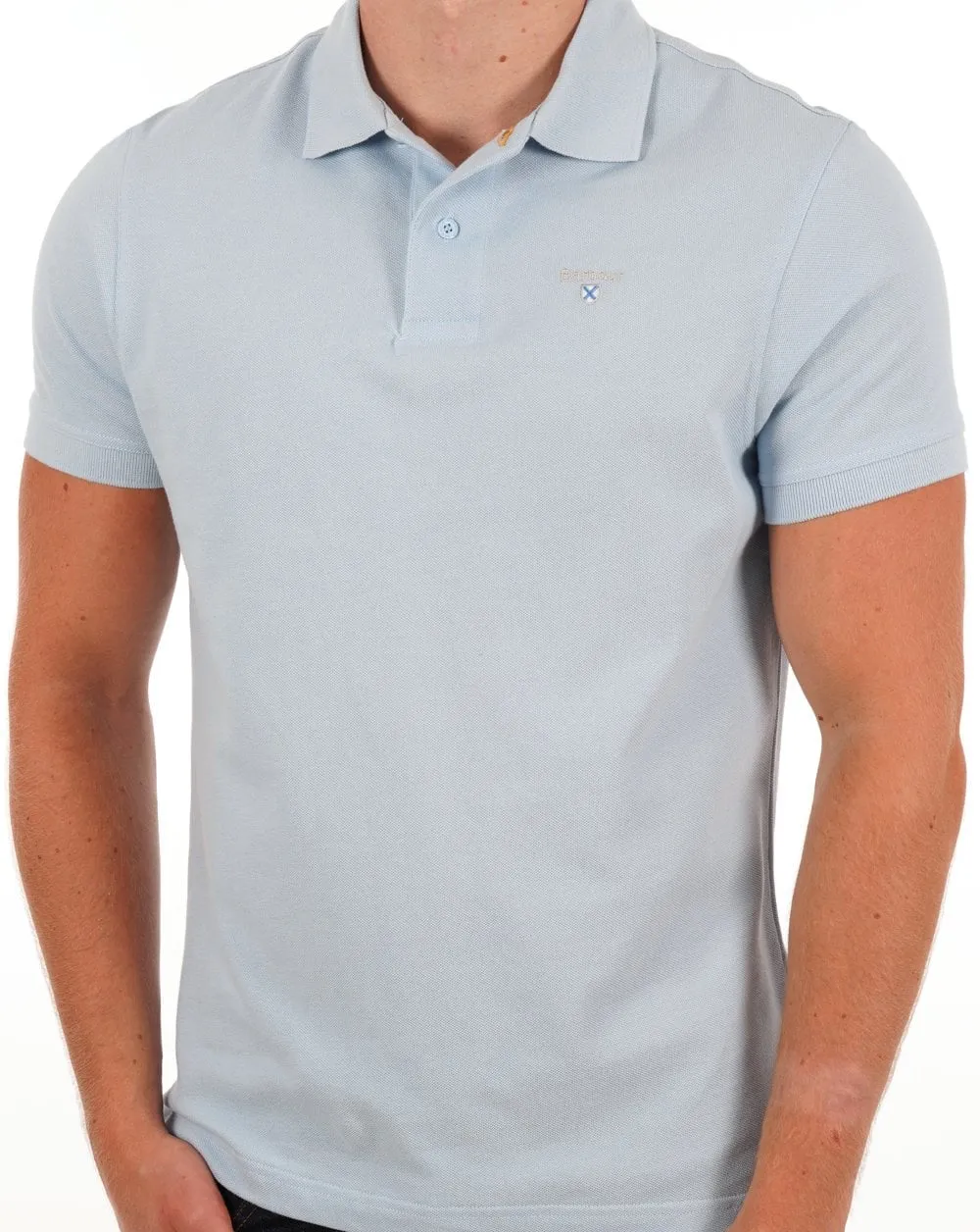 Barbour Sports Polo Sky Blue