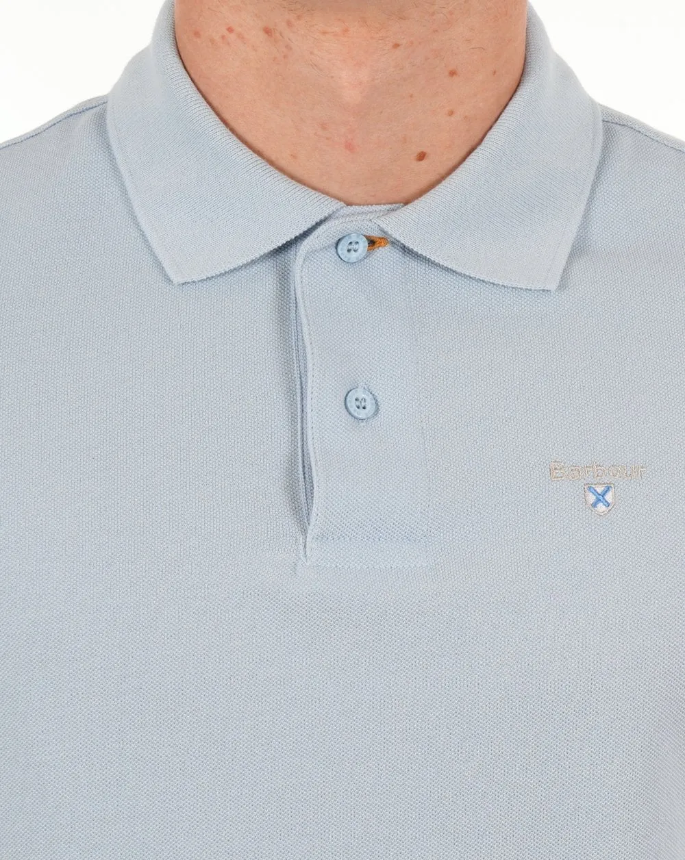 Barbour Sports Polo Sky Blue