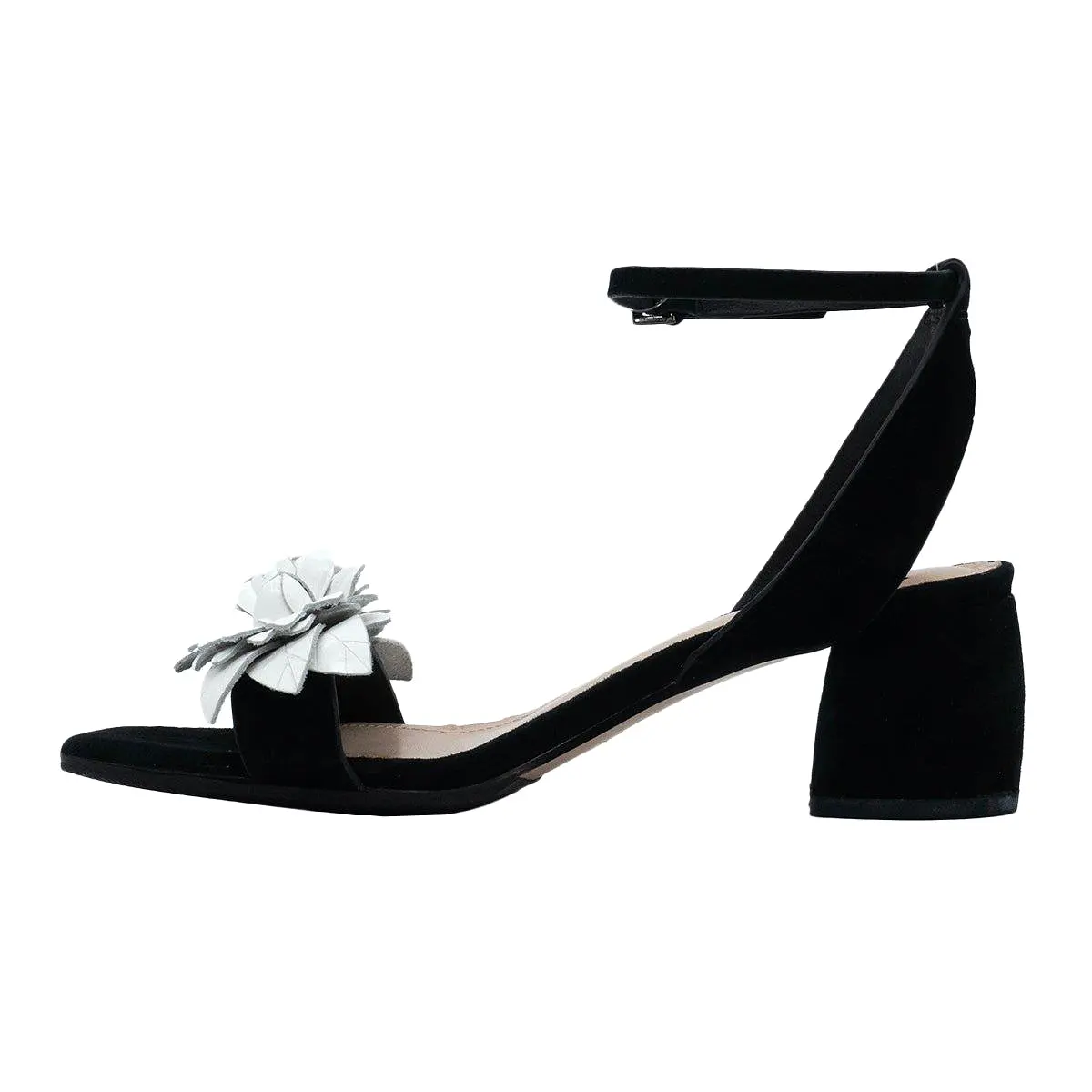 Bibilou Floral Ankle Strap Heels