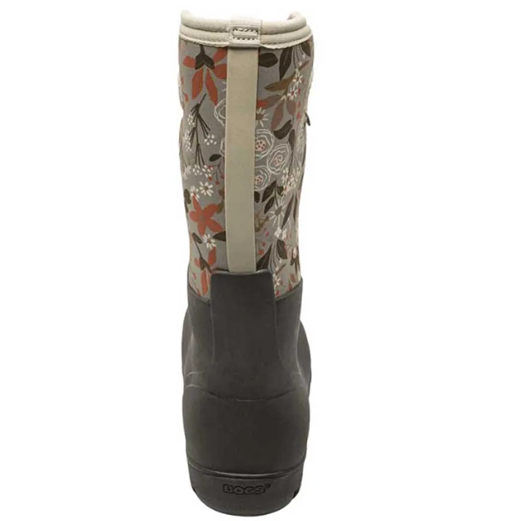 Bogs Neo-Classic Boot Cartoon Flower Tan Multi (Women's)