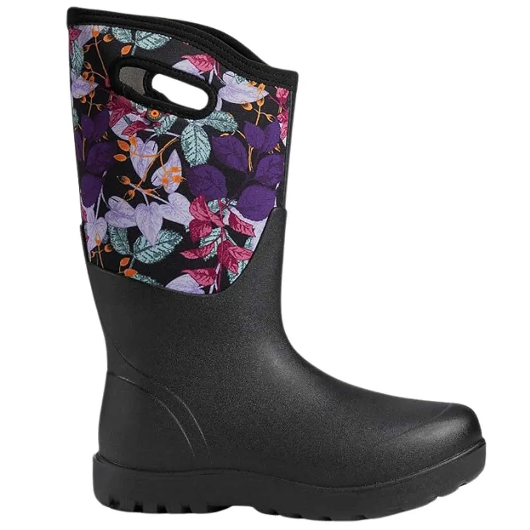 Bogs Neo Classic Boot Fall Foliage Black Multi (Women's)