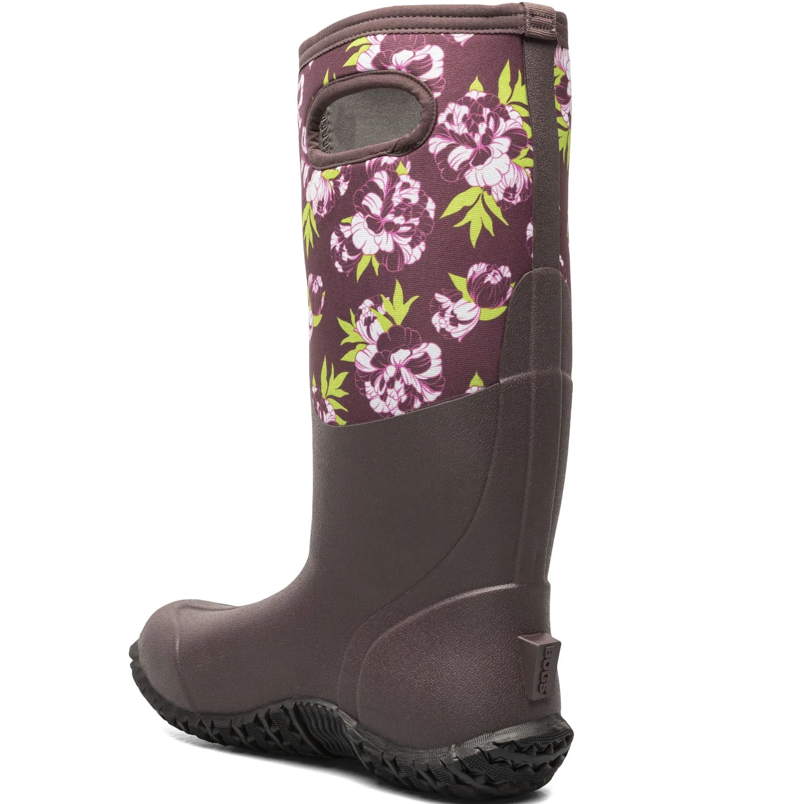 BOGS Womens Mesa Peony Wellies - Burgundy