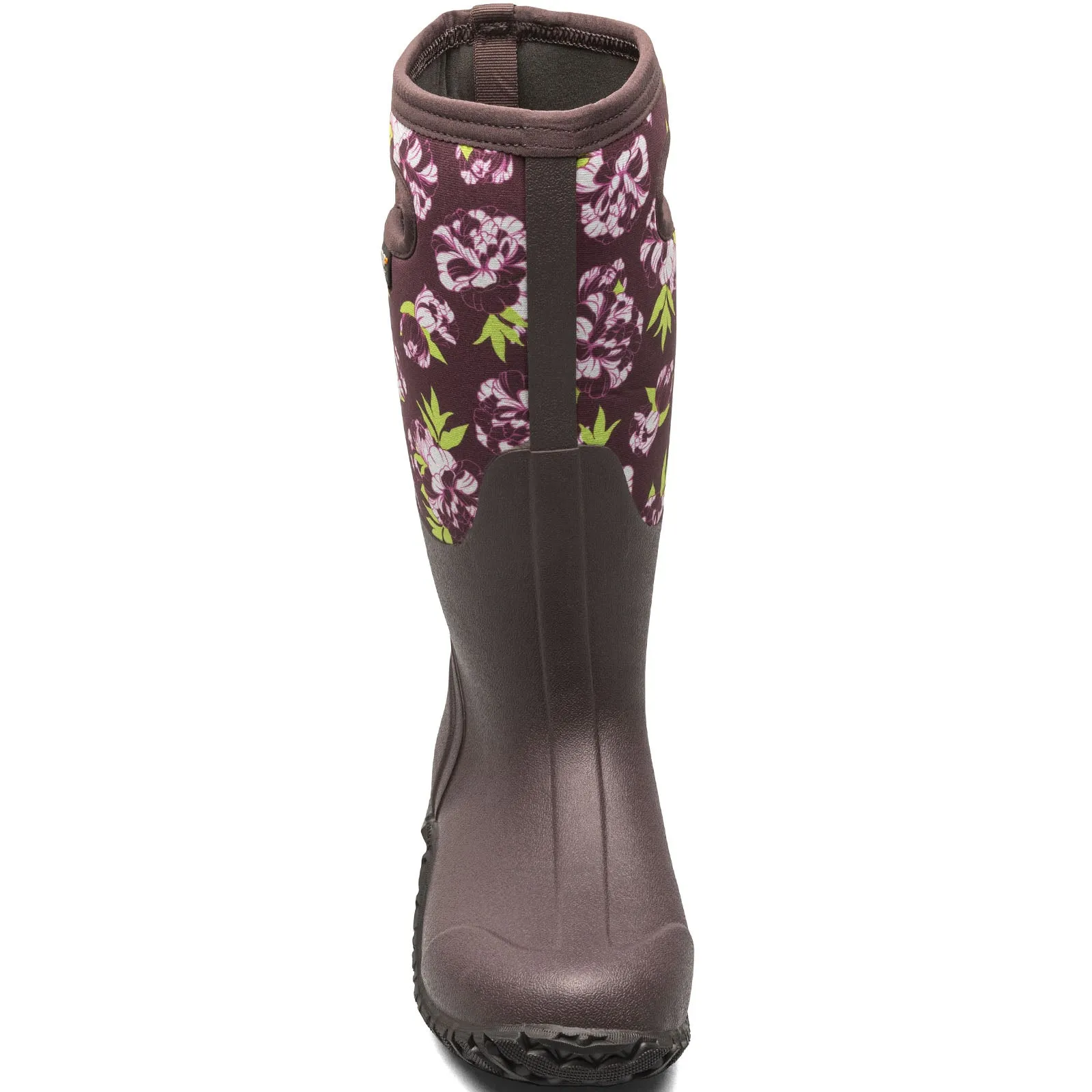 BOGS Womens Mesa Peony Wellies - Burgundy