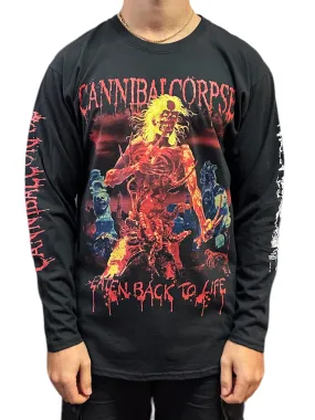 Cannibal Corpse Eaten Official Unisex Long Sleeved Shirt Various Sizes Front & Back Print: NEW