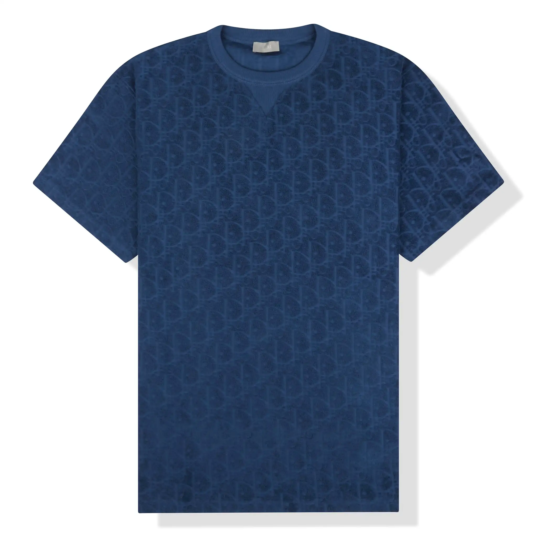 Dior Oblique Towelling Blue T Shirt