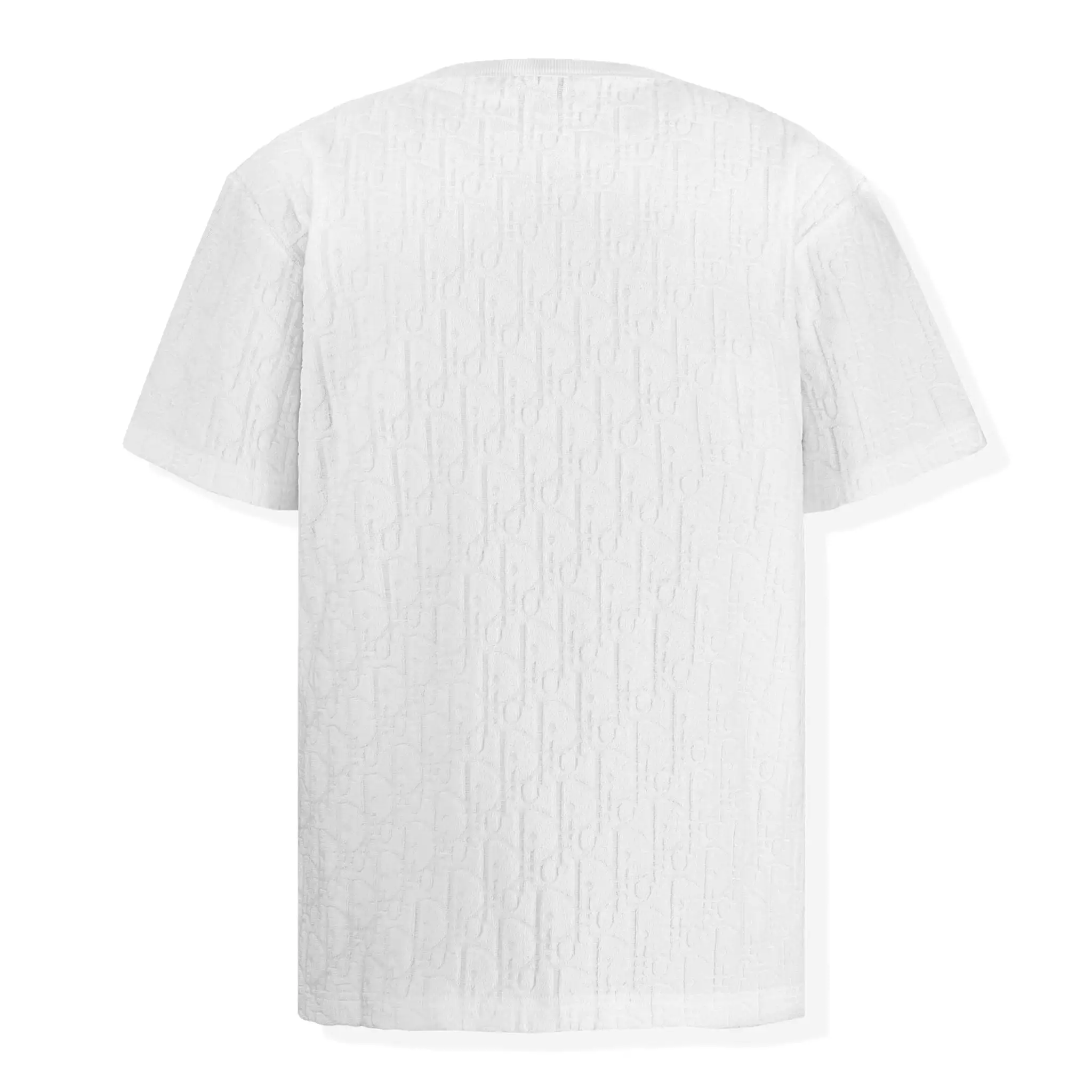 Dior Oblique Towelling White T Shirt