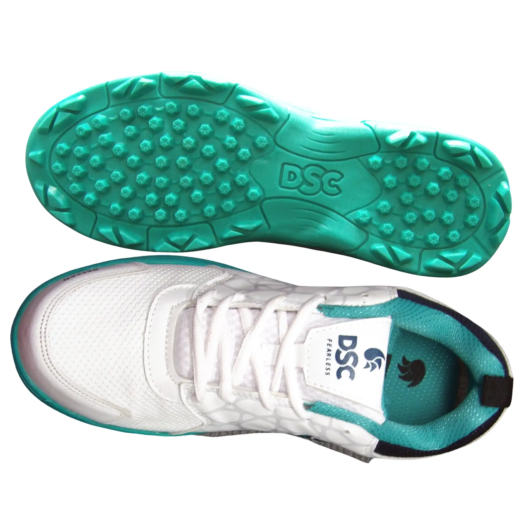 DSC Cricket Shoes, Model Belter - Seagreen/White