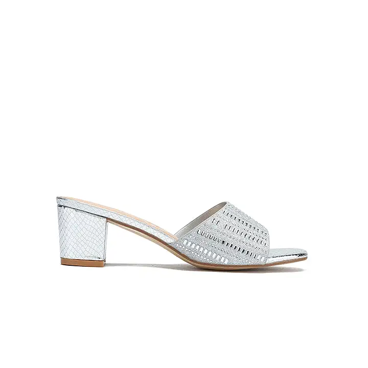 Embellished Round Toe Mule BB 48