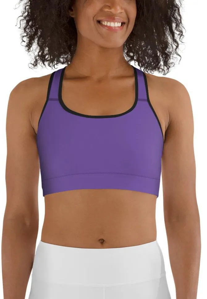 Fierce Purple Sports Bra