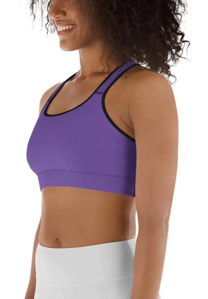 Fierce Purple Sports Bra