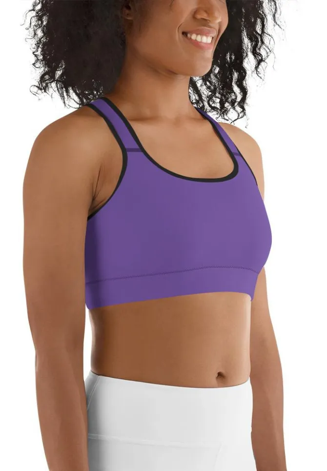 Fierce Purple Sports Bra