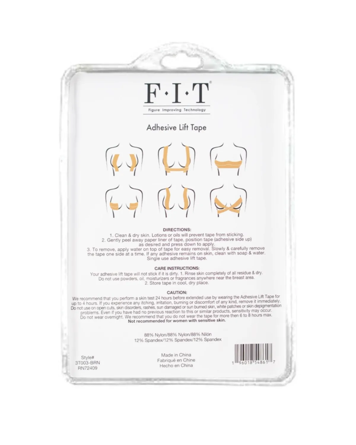 F.I.T. Lace Adhesive Lift Tape - 3T003