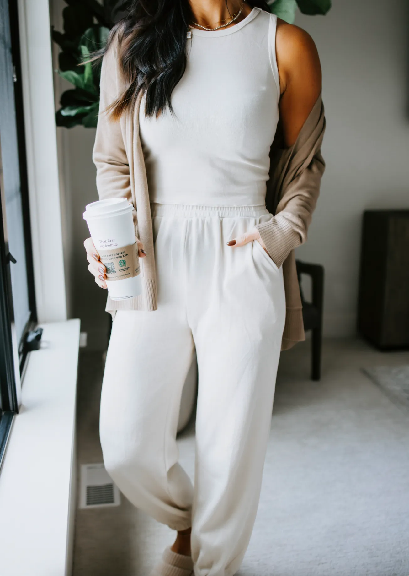 Fiya Ribbed Knit Jogger Set