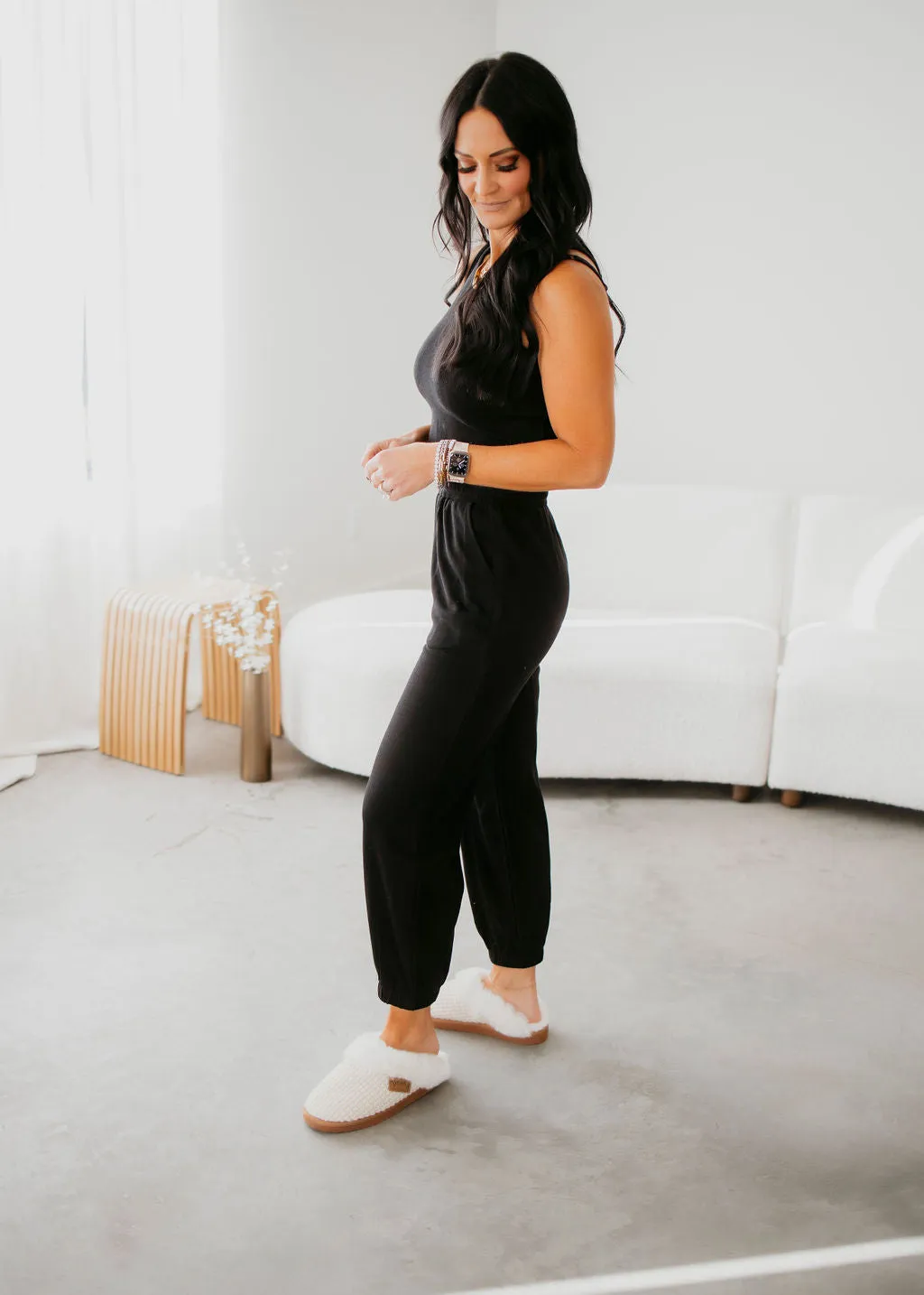 Fiya Ribbed Knit Jogger Set