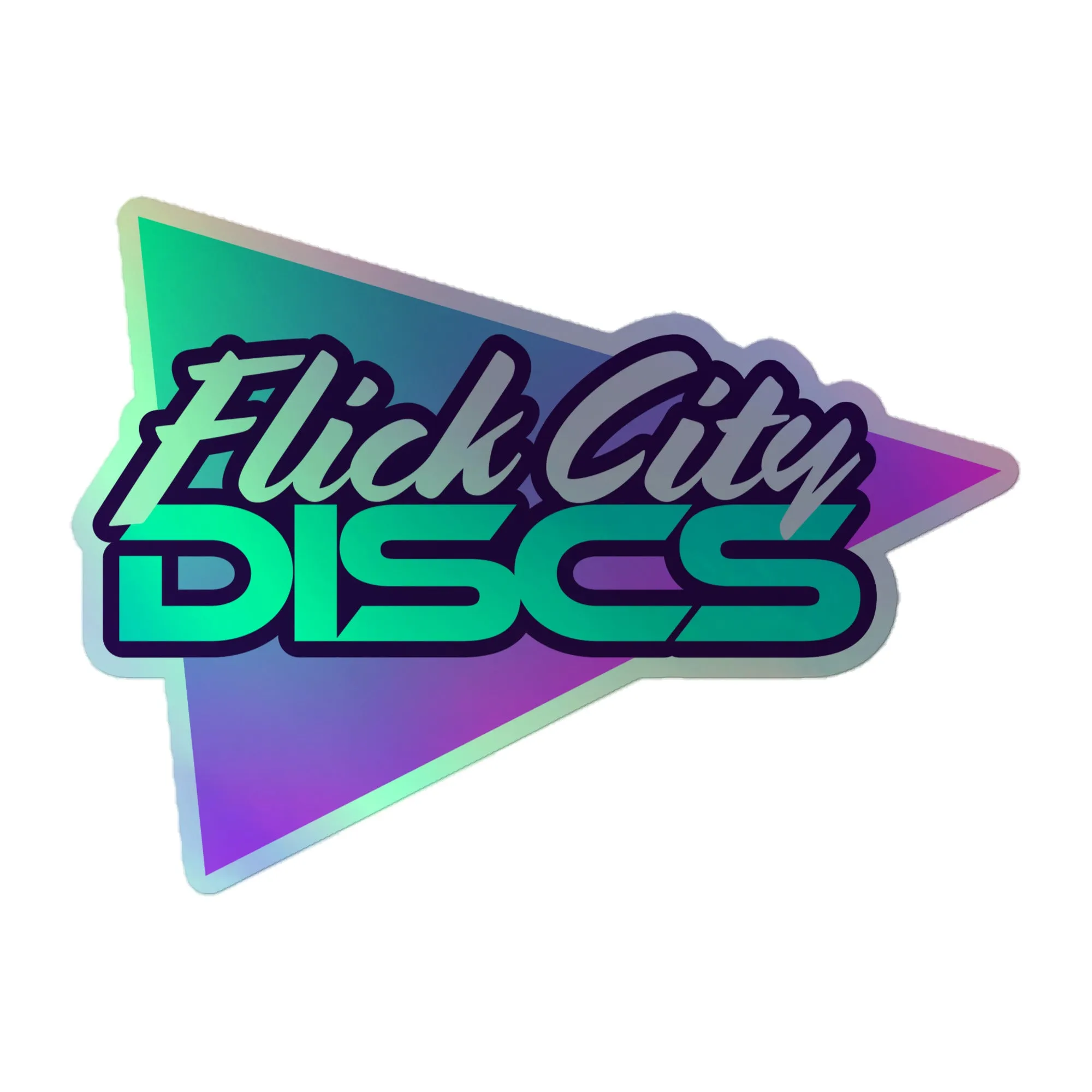 Flick City Discs Holographic stickers