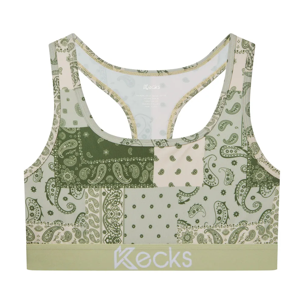 Forest Paisley Sports Bralette