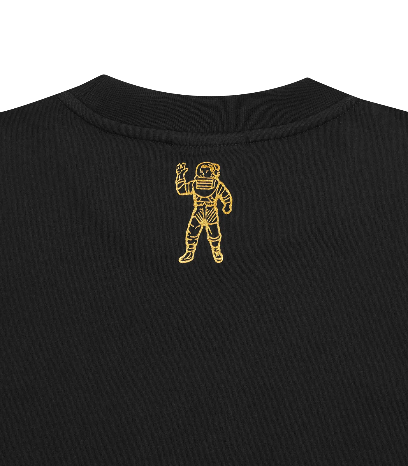 GLITTER ARCH LOGO T-SHIRT - BLACK/GOLD