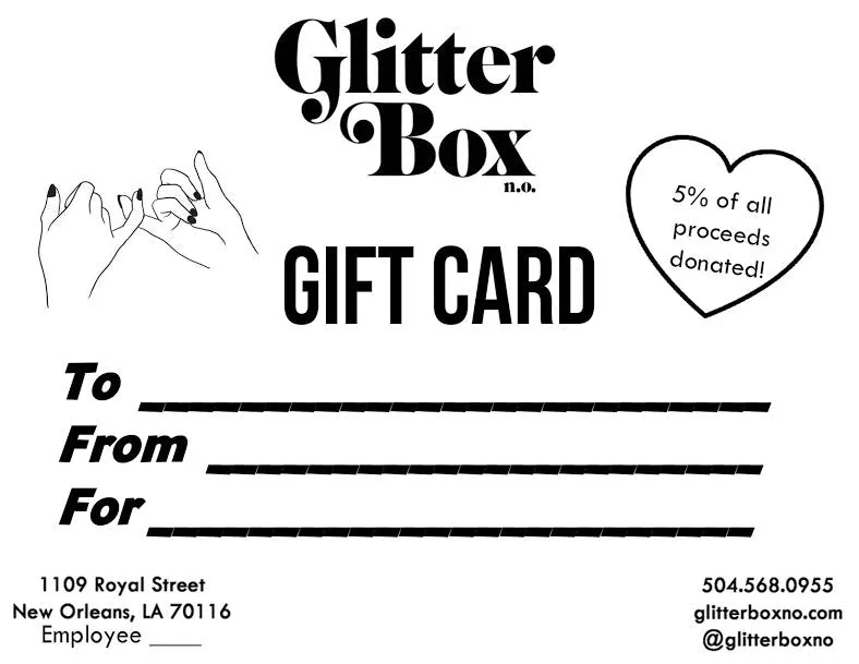 Glitter Box Gift Card