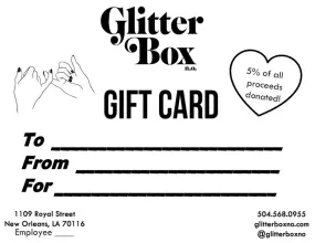 Glitter Box Gift Card