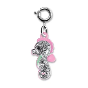 Glitter Seahorse Charm