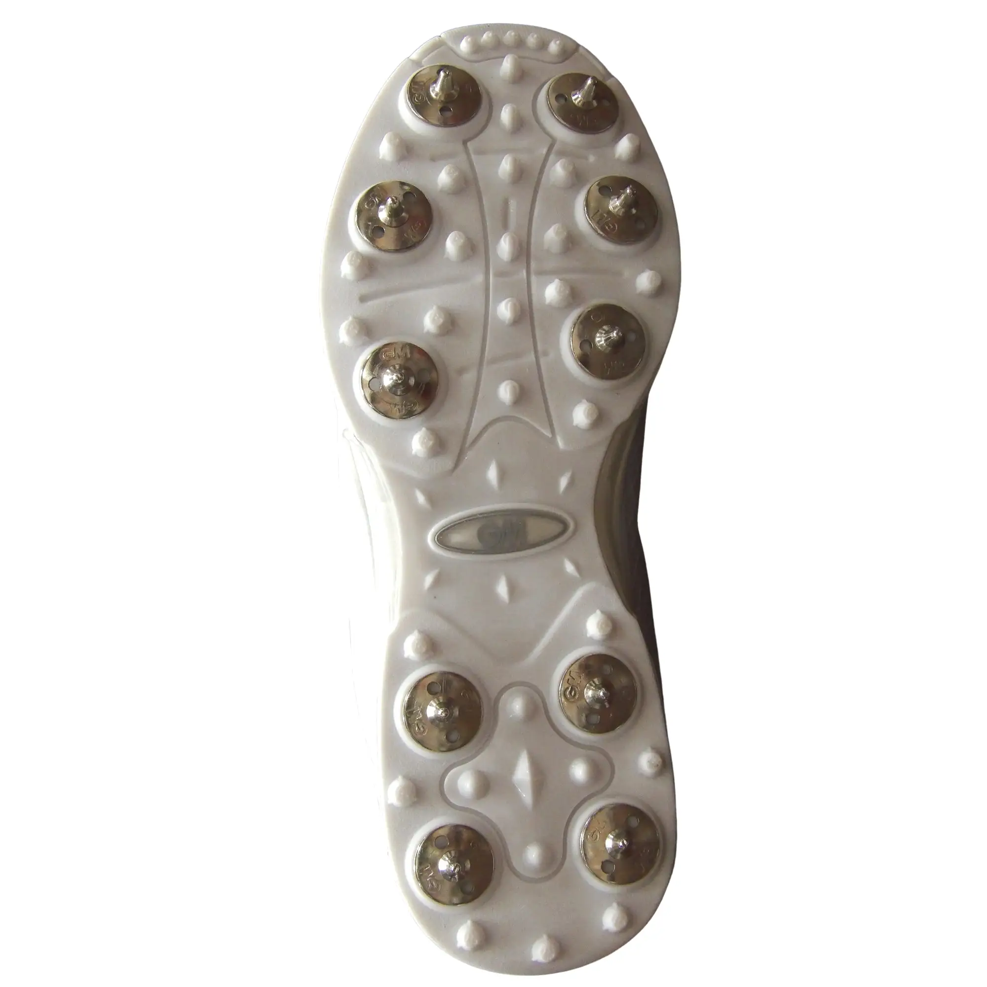 GM Cricket Shoes, Model Icon All-Rounder Spike - White