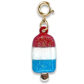 Gold Glitter Ice Pop Charm