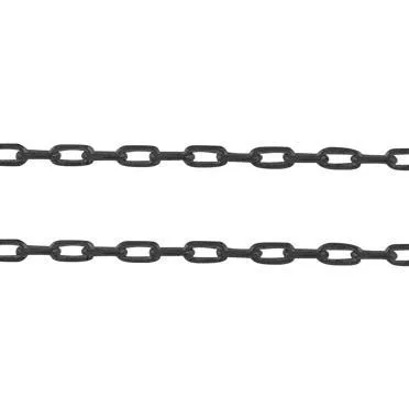 Gunmetal Rectangular Cable 1.5x3mm Chain by Foot (3 feet minimum)