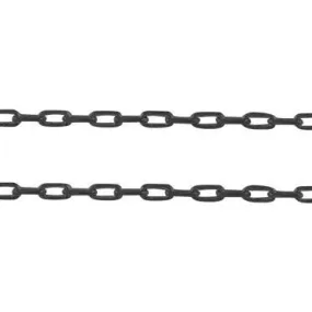 Gunmetal Rectangular Cable 1.5x3mm Chain by Foot (3 feet minimum)