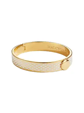 Halcyon - 1cm  Salamander Hinged Bangle - (four colors)