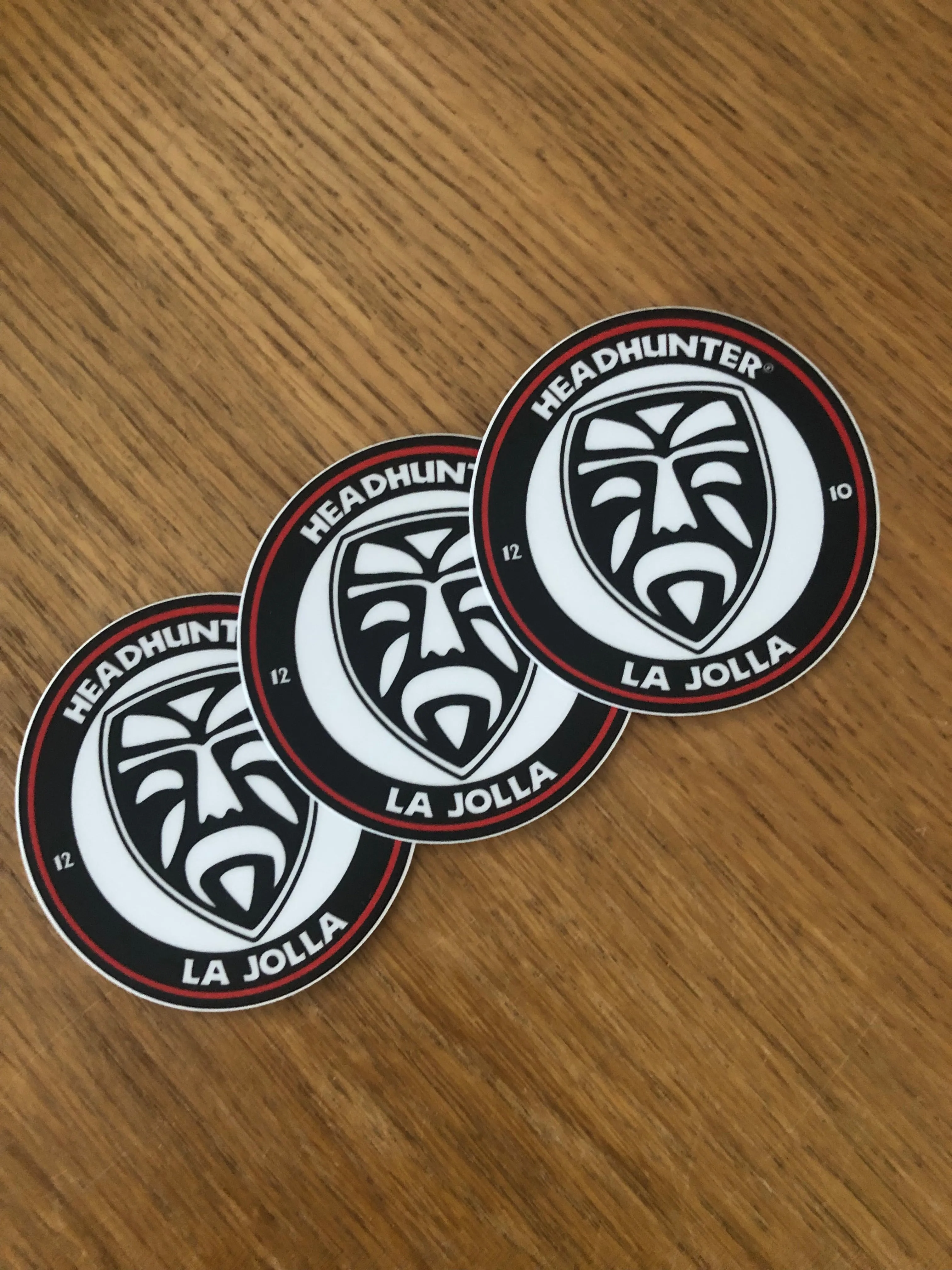 Headhunter Logo Circle Sticker - 3 Pack