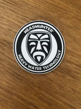 Heavy Water Technology Circle Sticker - 3 Pack