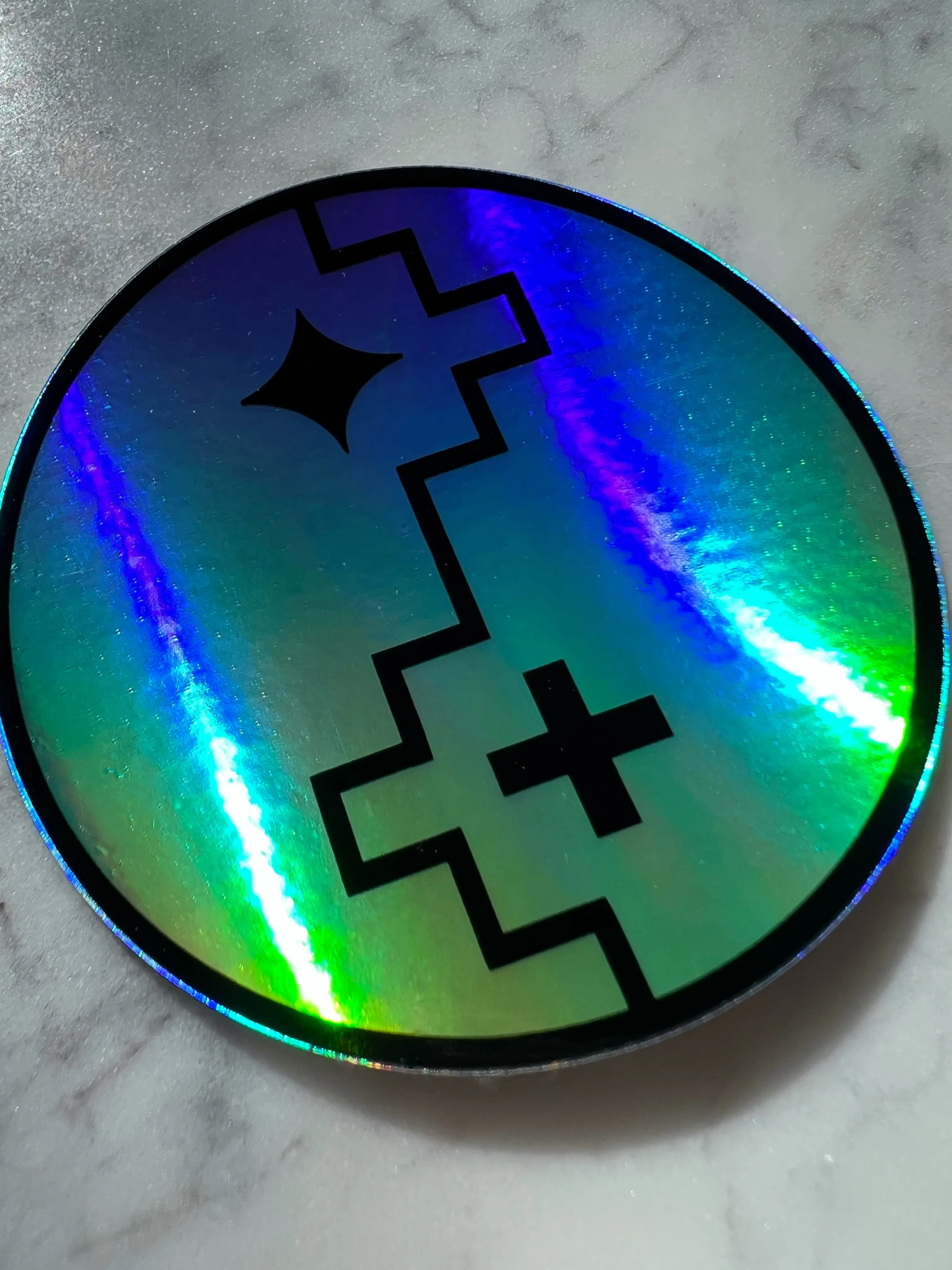 Hózhó Holographic Sticker