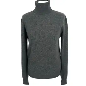 Joseph Grey Roll Neck Cashmere Jumper L