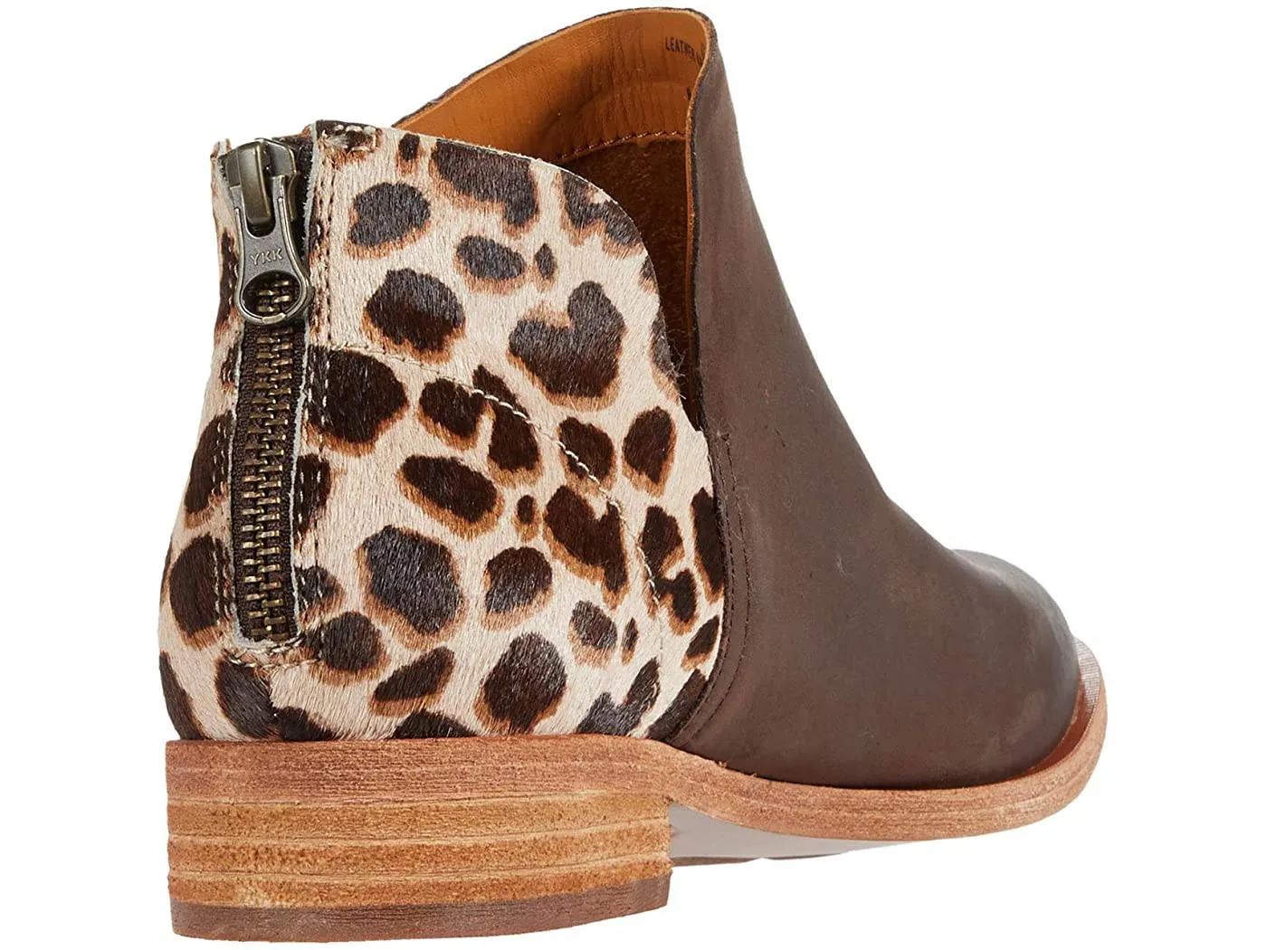 Kork Ease Women's Renny Dark Brown Leopard Booties