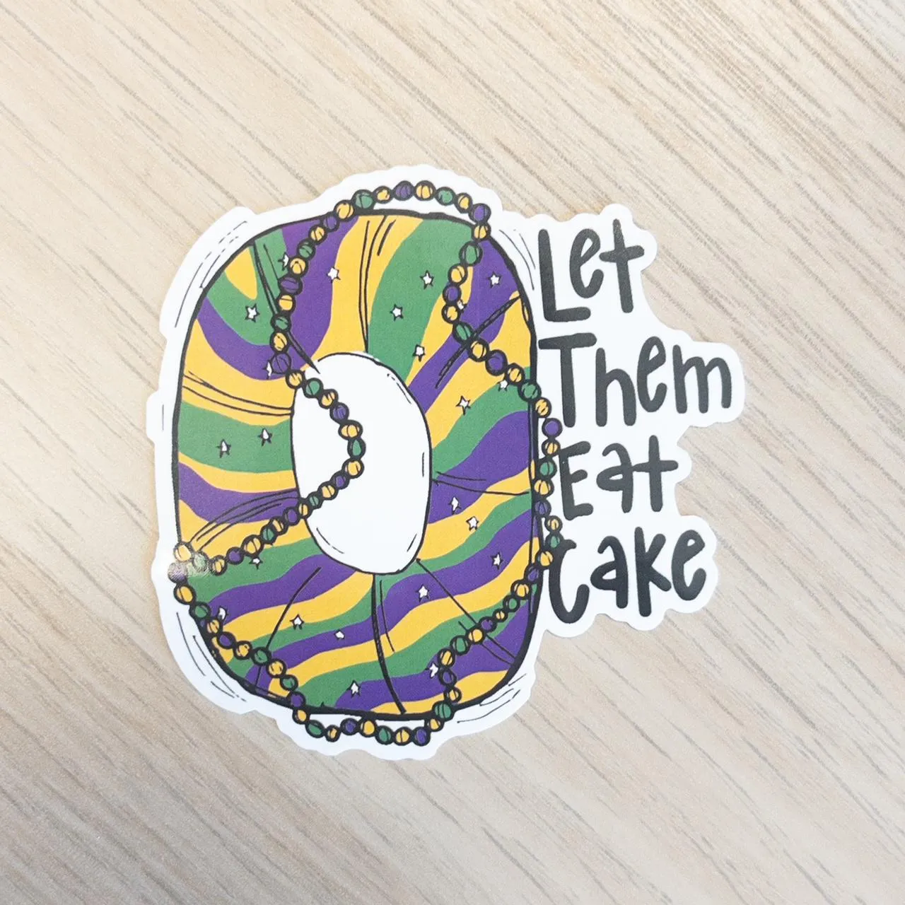 Let them Eat Cake Sticker