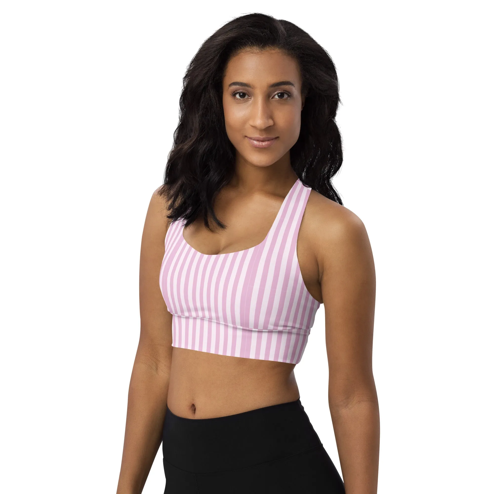 Longline sports bra Lavish Stripe