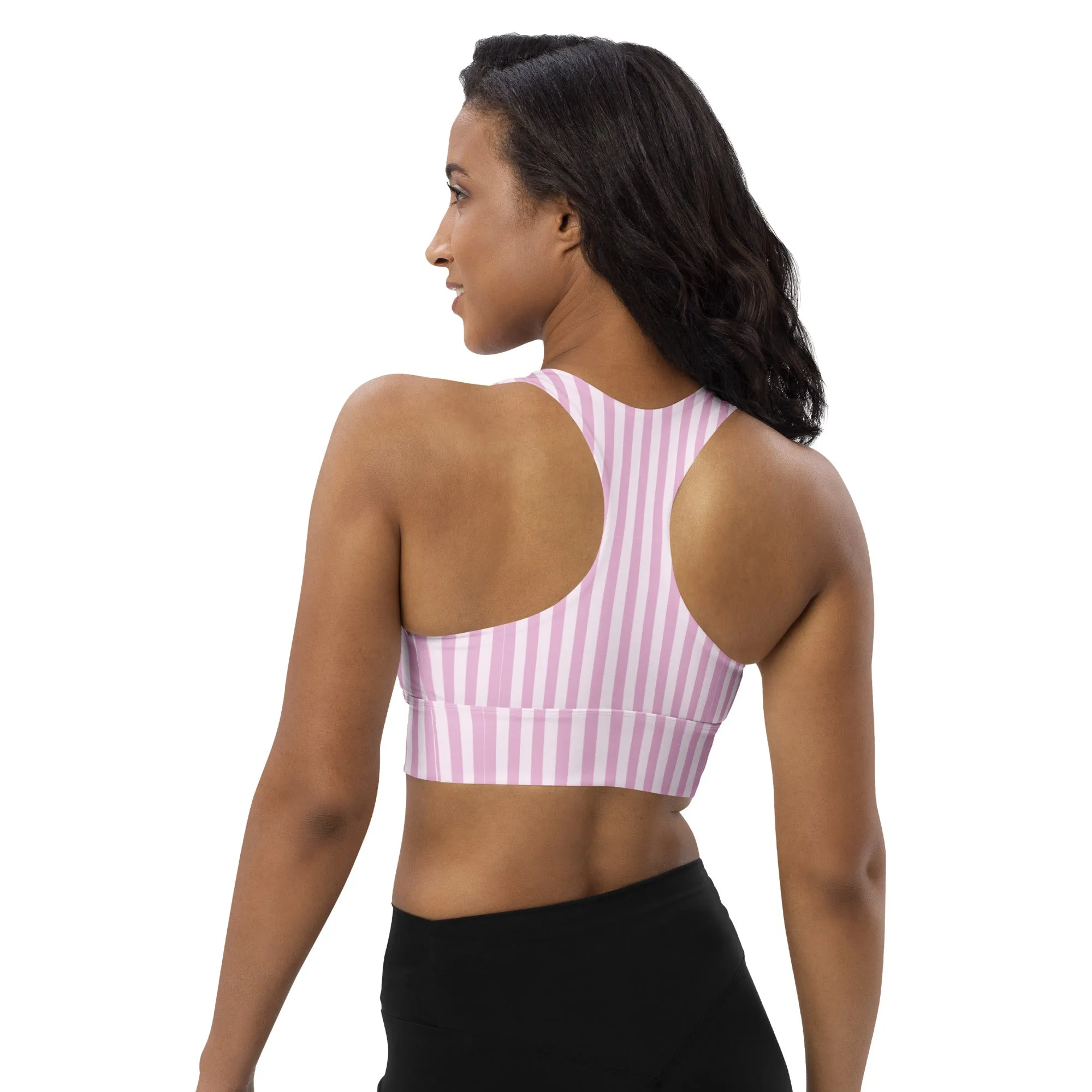 Longline sports bra Lavish Stripe