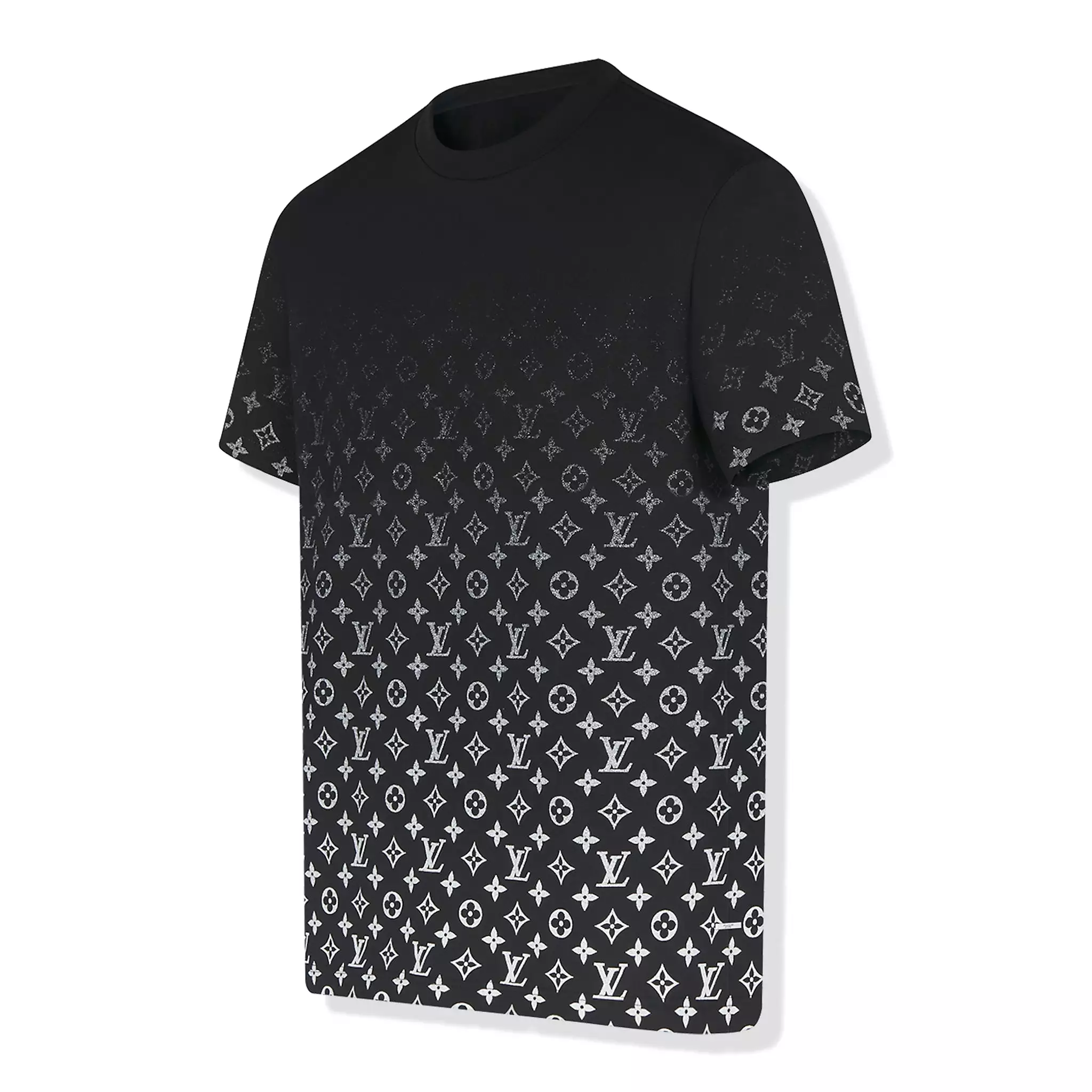 Louis Vuitton LV Monogram Gradient Black White T Shirt