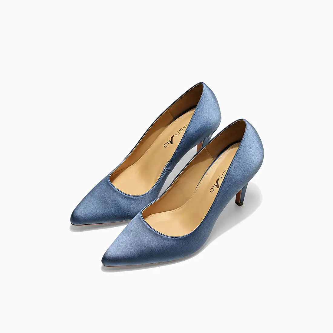 Mariko Satin Pumps