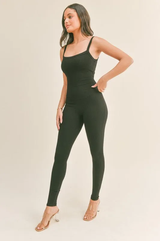 Mayleen Ribbed Sleeveless Bodysuit