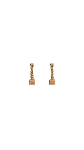 Metal Earrings - Gold