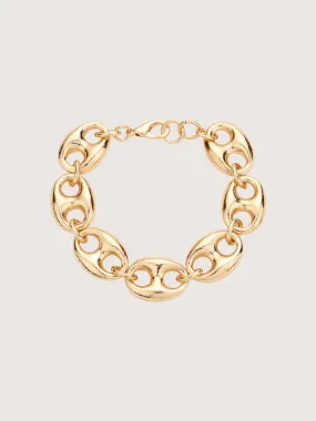 Metal Link Bracelet | Gold