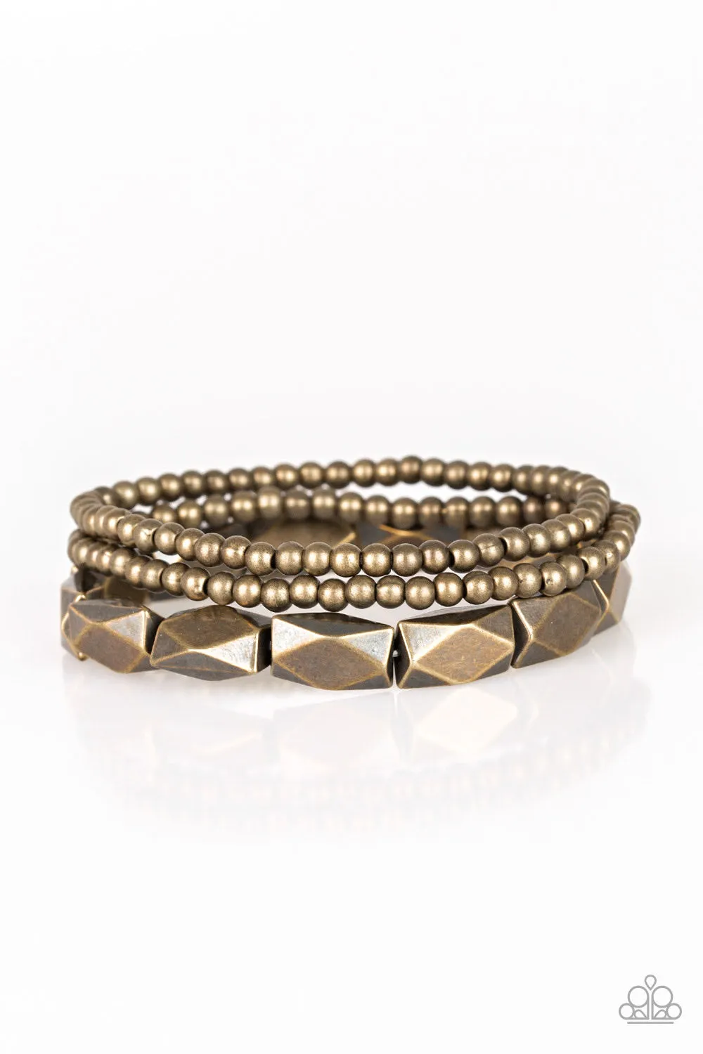 Metal Movement Brass-Bracelet