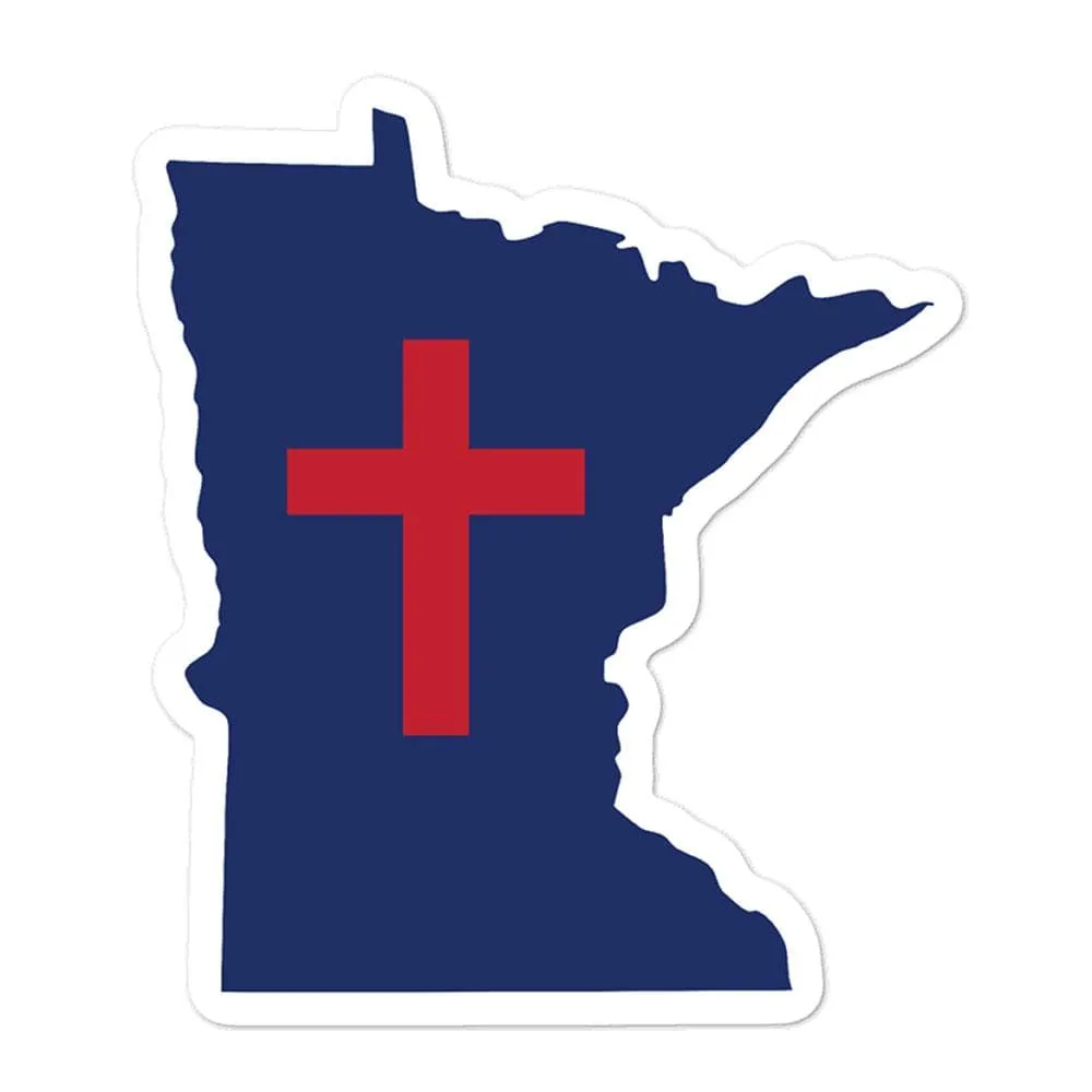 Minnesota Christian Vinyl Laptop Sticker